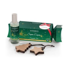 Set 2 decoratiuni si spray parfum 30 ml Sapin Exquis