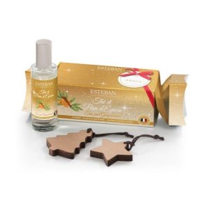 Set 2 decoratiuni si spray parfum 30 ml Ceai si turta dulce