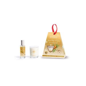 Set cadou spray si lumanare Gingerbread